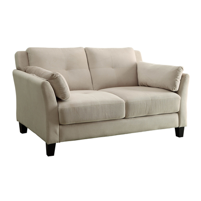 3 Piece Sofa set, Beige Flannelette